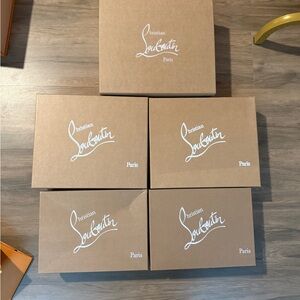 Authentic Christian Louboutin boxes smoke free home! BULK ORDER DISCOUNT
